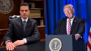 El desencuentro entre los jefes de Estado ocurre en momentos en que los ministros de Relaciones Exteriores y de Economía de México se encuentran en Washington, en reuniones con funcionarios estadounidenses. AFP