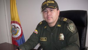 Coronel Elkin Darío Quinchía Meneses, nuevo comandante del Segundo Distrito de Policía de Ocaña. Javier Sarabia