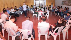 El encuentro contó con la participación de líderes, asociaciones y organizaciones juveniles y comunitarias. Obando