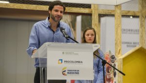 Felipe Jaramillo, presidente ejecutivo de ProColombia, destacó la participación de las pymes en la macrorrueda de negocios que termina hoy en Corferias, Bogotá. Cortesía