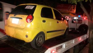 La Policía de Tránsito ha inmovilizado este año 217 automotores que se encontraban prestando servicio de transporte no autorizado. Cortesía