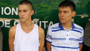Marlon Brandon Bernal Guerrero y el venezolano Alejandro Sanabria Velazco, fueron capturados en un centro comercial de Cúcuta. La Opinión