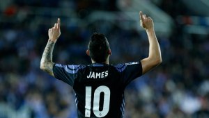 James Rodríguez abrió el marcador a los 10 minutos. AFP