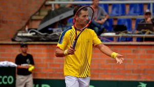 Las confrontaciones de Copa Davis se juegan a cinco puntos, cuatro de sencillos y uno de dobles.  Colprensa