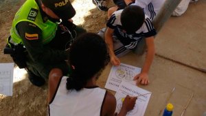 Niños aprenden sus derechos. Cortesía