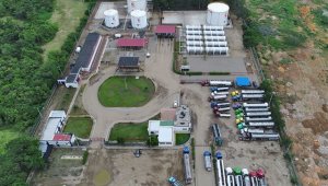 Esta es la planta de abastecimiento de combustible de Terpel, localizada en Villa del Rosario, sobre la cual pesa una sanción preventiva de cierre que se hará efectiva el próximo 3 de mayo. Archivo
