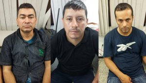 William Pabón Paredes, Óscar Javier Galeano Rojas y José Hugo Castañeda Cárdenas. Cortesía