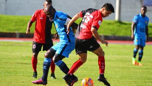 Cúcuta venció al Deportivo Pereira por la mínima diferencia, ayer en Zipaquirá. Colprensa