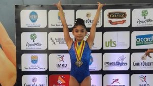 Deisy Alejandra Barrientos Rincón, Deisy Barrientos Rincón, gimnasta cucuteña que padece síndrome de Ehlers Danlos y requiere traslado a un hospital de cuarto nivel. Archivo