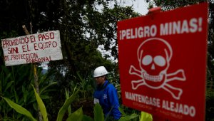 La organización civil de desminado Humanitario, Ayuda Popular Noruega (APN), fue objeto de intimidación por parte de hombres armados, por lo que tuvieron que suspender sus labores. Archivo