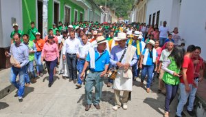 A sus 50 años, Castañeda es el tercer Juan Valdez de la historia del café colombiano y su labor es reconocida por todos. Mario Caicedo