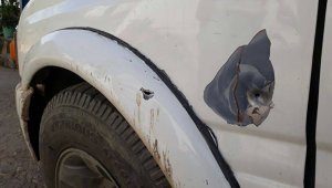 Afortunadamente no se presentaron heridos ni muertos, solo impactos de bala en algunas viviendas y vehículos. Cortesía