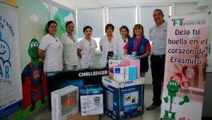 La Fundación Soñar donó un televisor y un aire acondicionado. Cortesía