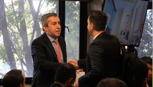 Un aspecto de la audiencia de imputación de cargos en el complejo judicial de Paloquemao, en Bogotá, por el escándalo de corrupción de Reficar que investiga la Fiscalía. Colprensa