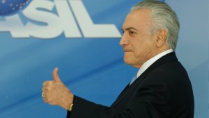 Michel Temer, presidente de Brasil. AFP