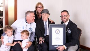 Yisrael Kristal recibió el galardón el año pasado de parte de la organización Guinness World Records. Archivo