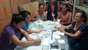 Las mujeres recibieron la formación en el Centro Regional de Víctimas de Atalaya. Cortesía