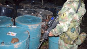 La desarticulación de estos laboratorios es una afectación de aproximadamente 263 millones de pesos a las finanzas del Eln. Ejército Nacional