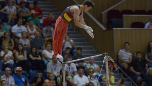 Jossimar durante la ejecución de su rutina. Tomada de internet