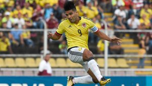 Falcao, jugador de la selección Colombia. AFP