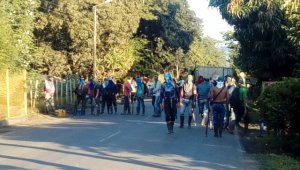 Un grupo de campesinos bloquea la vía Astilleros-Sardinata. Suministrada