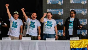 En septiembre, el bloque europeo decidió suspender a la extinta guerrilla colombiana de esta lista. Archivo