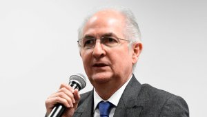 Antonio Ledezma, refugiado en España. AFP
