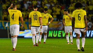 La Selección Colombia está por debajo de Chile, puesto 10, y de Perú, casilla 11. Archivo