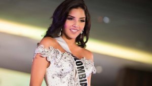 Laura González, señorita Colombia. AFP