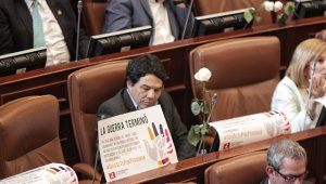 En la noche de este lunes la plenaria de la Cámara de Representantes aprobó los 163 artículos de la ley estatutaria de Justicia Especial para la Paz. Colprensa