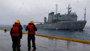 El ARA San Juan navegaba en el Atlántico y reportó por última vez su posición en la mañana del 15 de noviembre. AFP