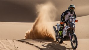 El motociclista colombiano Santiago Bernal será el único colombiano en moto, en la edición 2018 del Rally Dakar. Colprensa