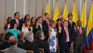 El presidente Juan Manuel Santos volvió a defender el mecanismo de escogencia de los magistrados, pese a que el mismo ha sido cuestionado por muchos sectores. Colprensa