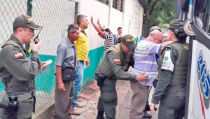 La Policía adelanta operaciones de registro y control en el corregimiento de Agua Clara. Cortesía