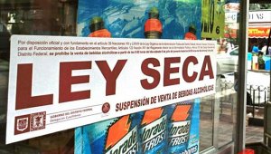 Recuerde que este fin de semana aplica la Ley Seca. Cortesía