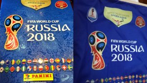 El álbum, de 80 páginas, cuenta con 670 cromos entre los que están los escudos y jugadores de los 32 equipos que participarán en el Mundial. Archivo particular