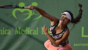 Con el quinto puesto mundial en la categoría juvenil, la tenista cucuteña María Camila Osorio busca este año escalar hasta la primera plaza.
 Archivo