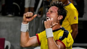 Esta es la tercera vez que Colombia logra remontar una serie de Copa Davis estando 1-2 abajo.  AFP