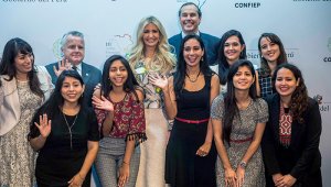 Ivanka Trump, en Lima (Perú). AFP
