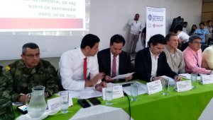 El Consejo Departamental de Paz se lleva a cabo en el Hotel Arizona de Cúcuta. Cortesía