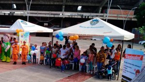 El Instituto Departamental de Salud coordina la jornada en los 40 municipios del departamento. En Cúcuta uno de los puntos principales está en la Plaza de Banderas.  Tomada de Twitter