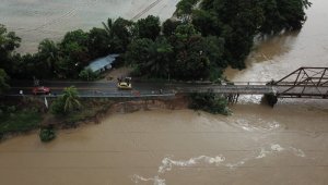 La pérdida de la banca en el puente Tibú sigue generando alarma entre los pobladores y transportadores de la zona. Cortesía