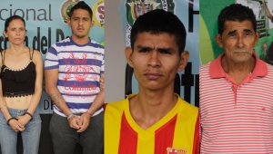 María Yolanda Suárez Villamizar, Ángelo Jesús Rojas Cruz, Jhon Alberth Becerra y Carlos Julio Figueroa. Cortesía