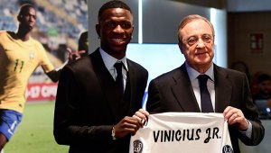 Vinicius llegó procedente del Flamengo de su país natal. AFP