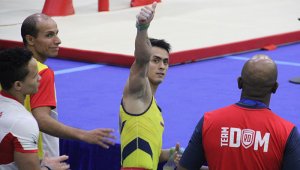 Jossimar Calvo, gimnasta cucuteño. Colprensa
