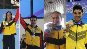 Los deportistas se siguen destacando en las competencias. Colprensa