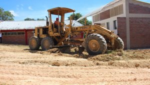 A pesar del deterioro del banco de maquinaria la alcaldía trazó un plan de trabajo para atender la malla víal afectada por las lluvias en la zona rural y urbana. Cortesía