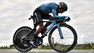 Nairo es el mejor colombiano de la carrera. AFP