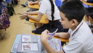 En el plantel aplican el modelo de la pedagogía conceptual a través del proyecto de la Fundación Alberto Merani. César Obando