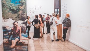 En el Museo de Arte Moderno de Bucaramanga fue inaugurada la exposición Presencias, producto de espacios de diálogo con mujeres víctimas de la guerra que residen en el municipio de Salazar de las Palmas. Cortesía Leonardo Meza